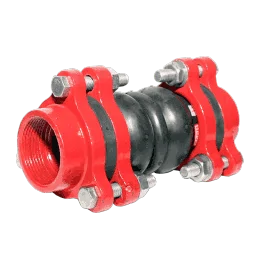 Flexible Rubber Connector with Flanged Union Ends