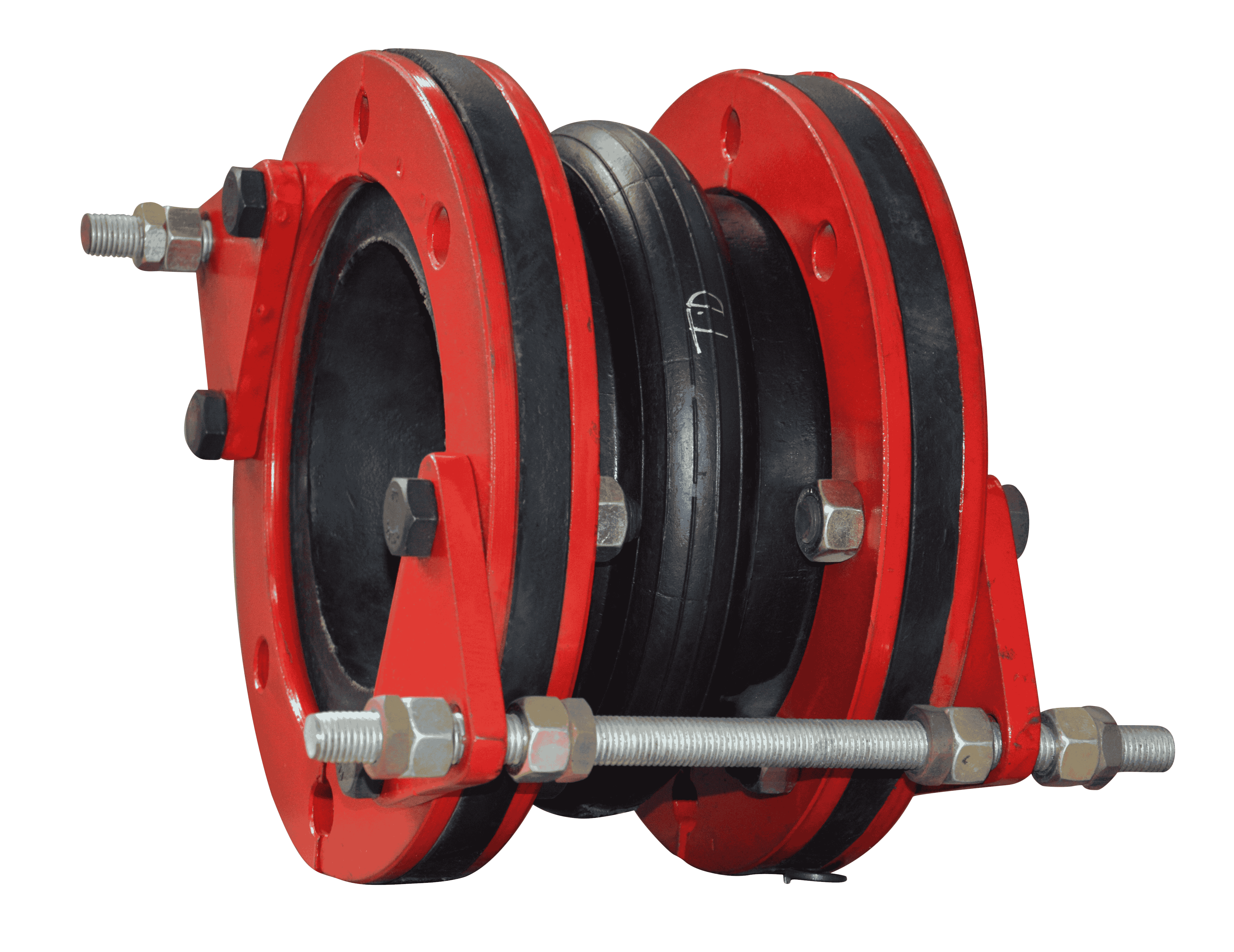Single Arch Rubber Expansion Joint With Retaining Ring & Control Unit