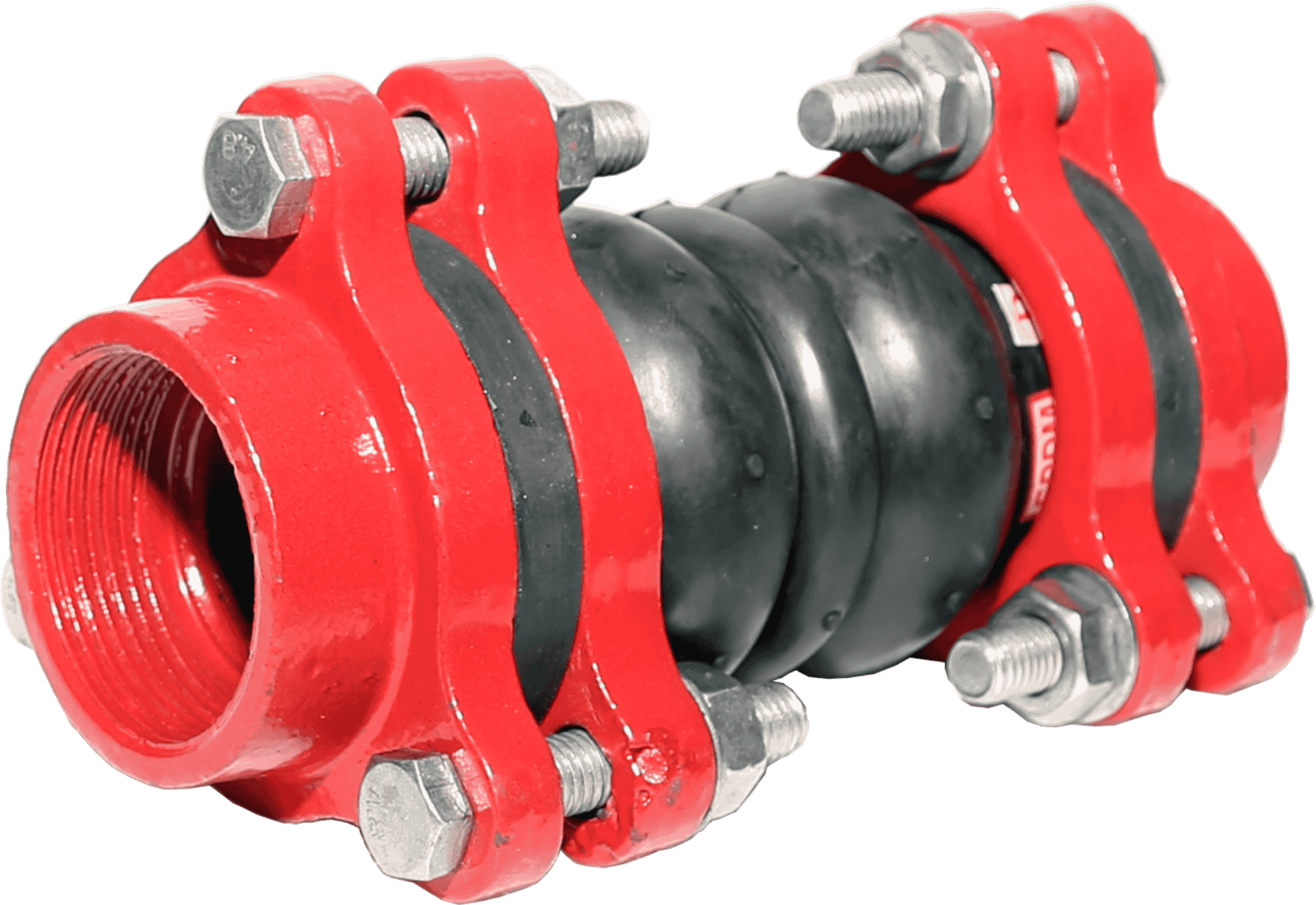 Flexible Rubber Connector with Flanged Union Ends