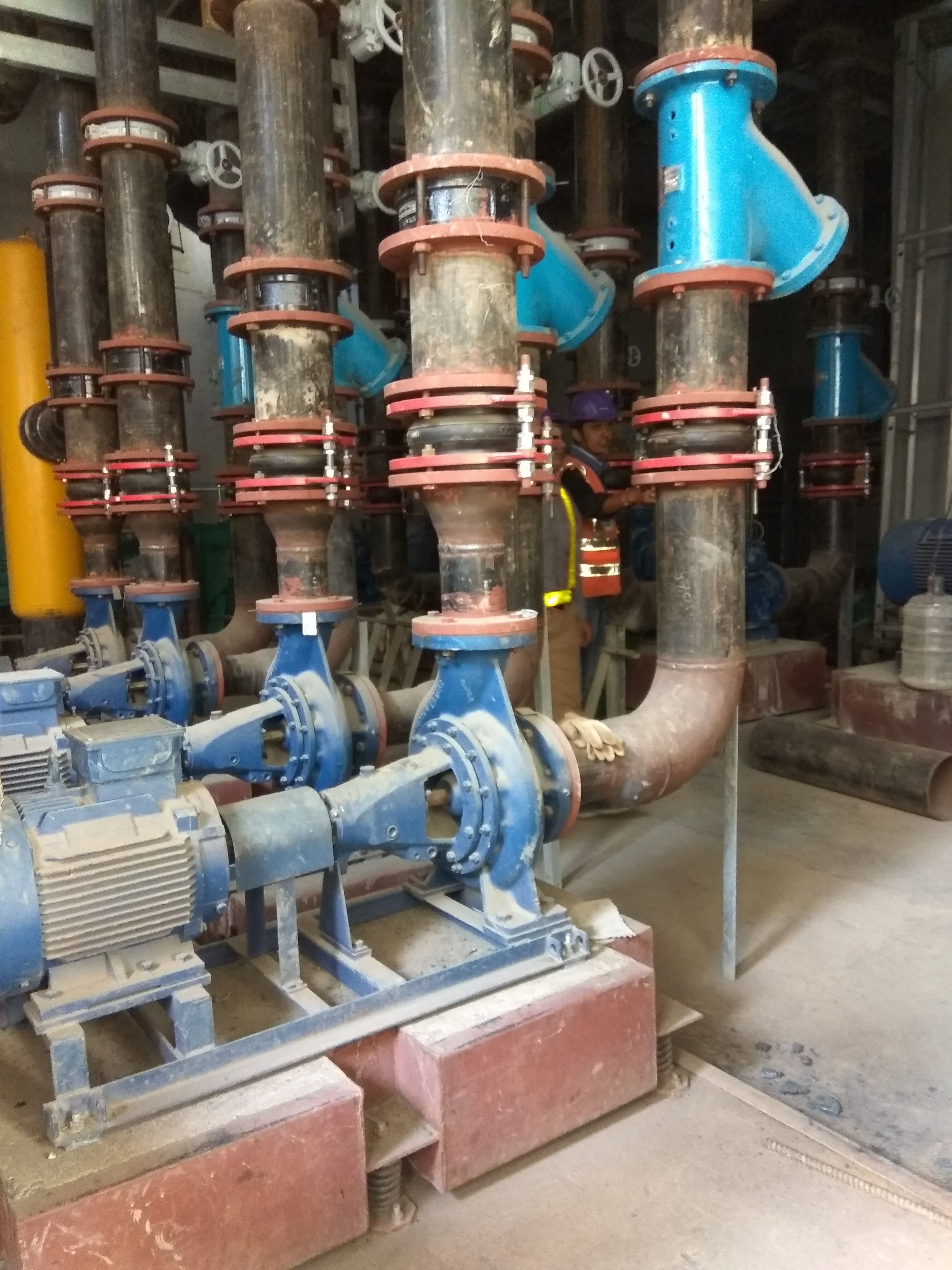 Rubber Expansion Joint in Pump Room Alternative View