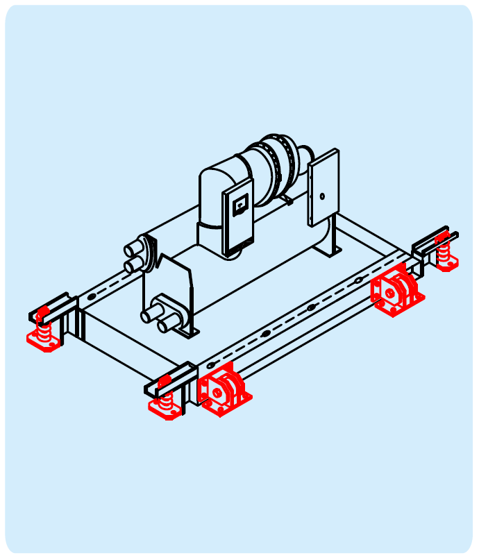Seismic Restraint Systems Installation, Guide & Equipment - Resistoflex Seismic Snubbers Image 1 - Seismic Restraint Systems