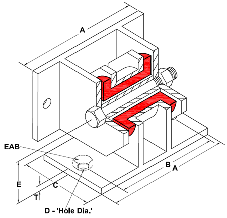 Seismic Restraint Systems Installation, Guide & Equipment - Resistoflex SSZ Snubber Image 1 - Seismic Restraint Systems