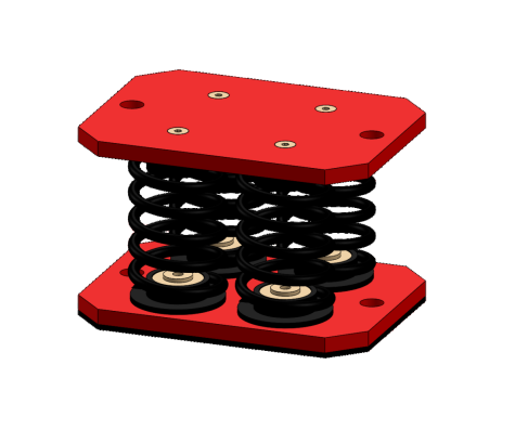 Open Spring Unit Mount Image 1